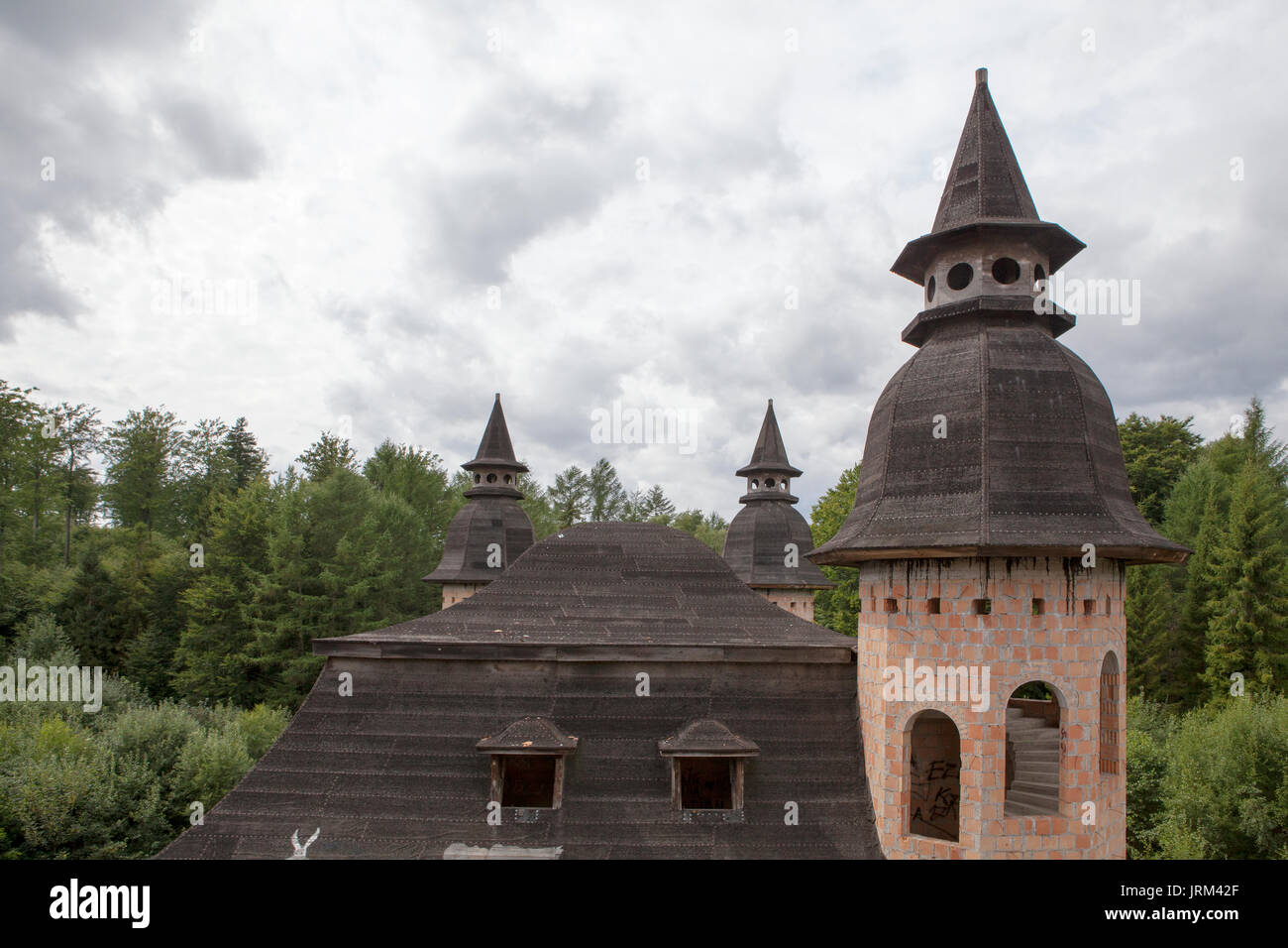 Zamek Łapalice Lapalice Schloss ein unfertiges Schloss und