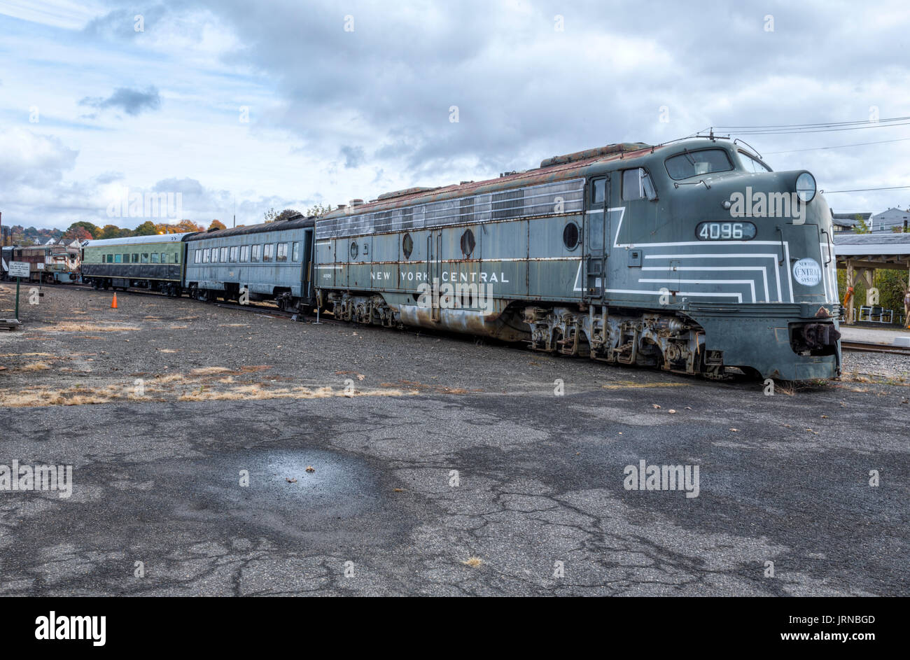 Danbury Eisenbahnmuseum Stockfoto