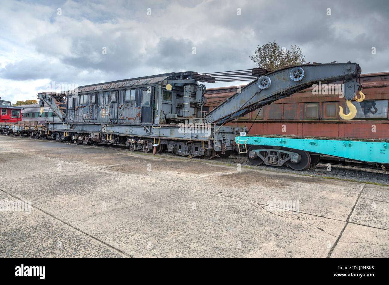 Danbury Eisenbahnmuseum Stockfoto