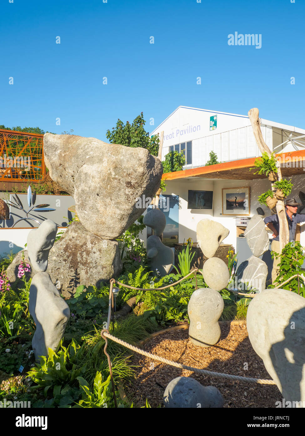 LONDON, UK - 25. Mai 2017: RHS Chelsea Flower Show 2017. Der weltweit renommiertesten Blumenschau anzeigen am besten im Garten-Design. Stockfoto