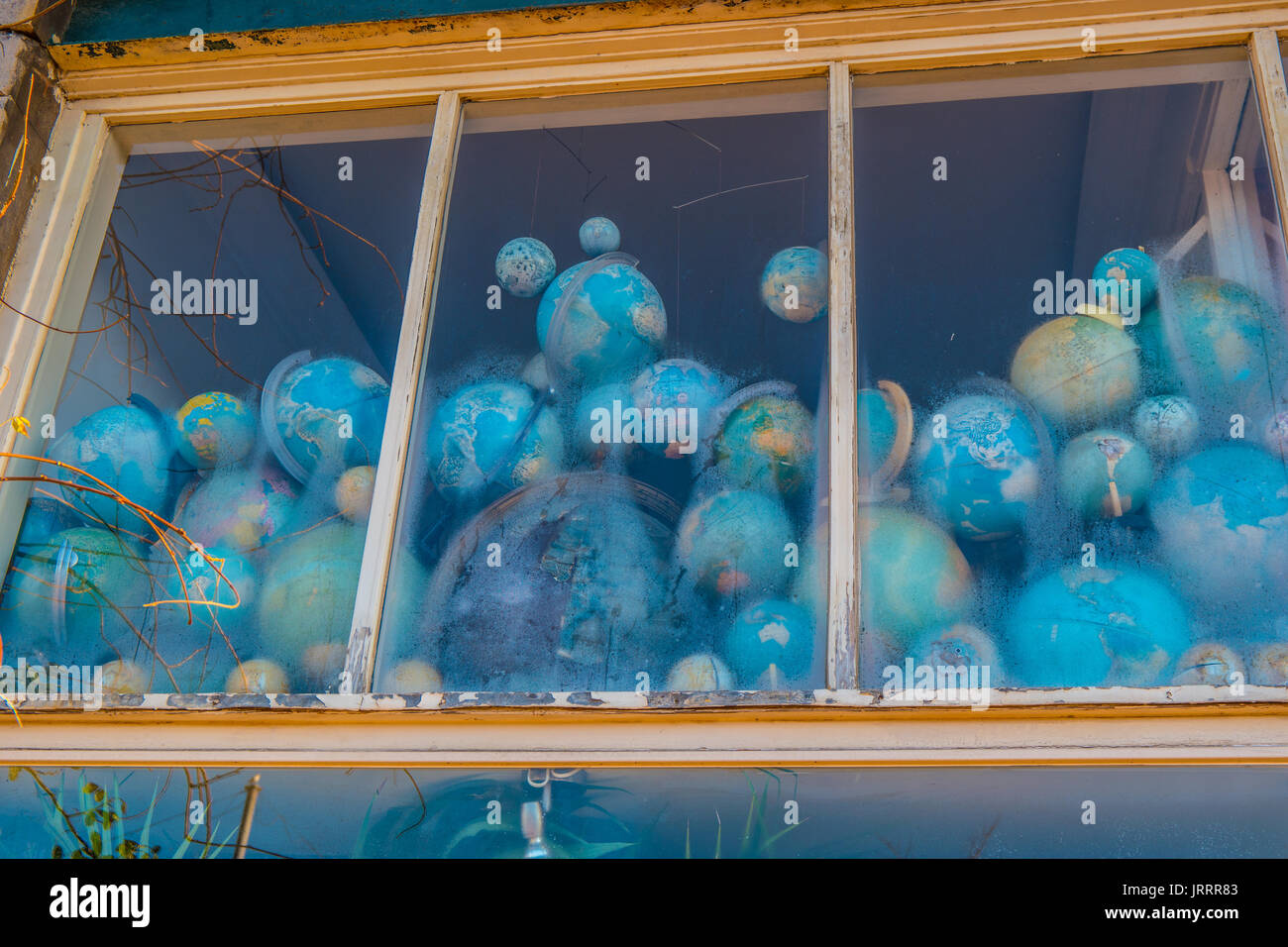 Die globale Erwärmung und den Treibhauseffekt Stockfoto