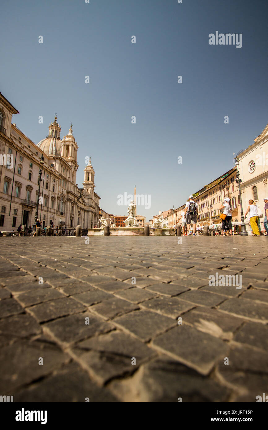 Piazza Navona, Rom, Latium, Italien, Europa Stockfoto
