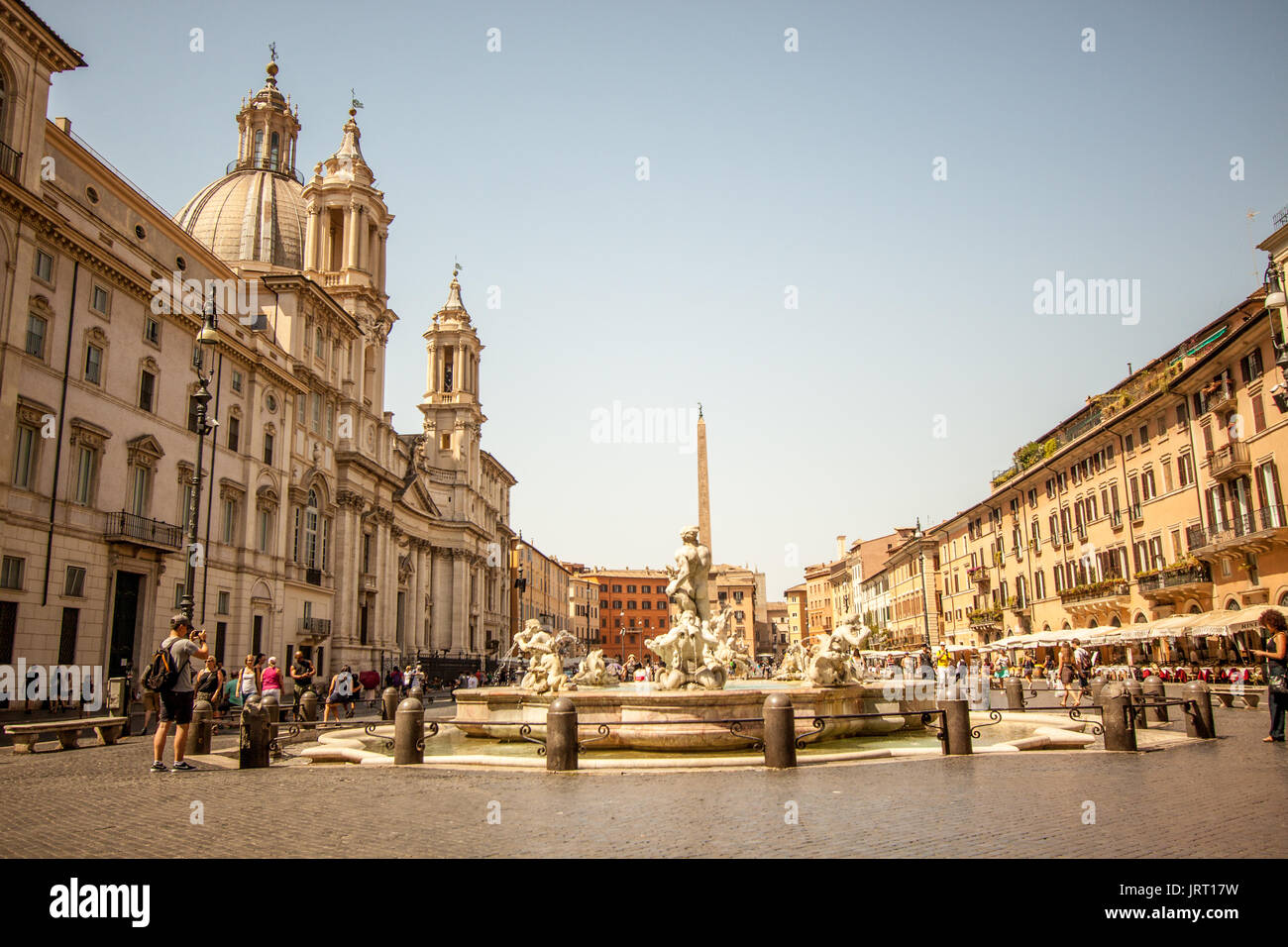 Piazza Navona, Rom, Latium, Italien, Europa Stockfoto
