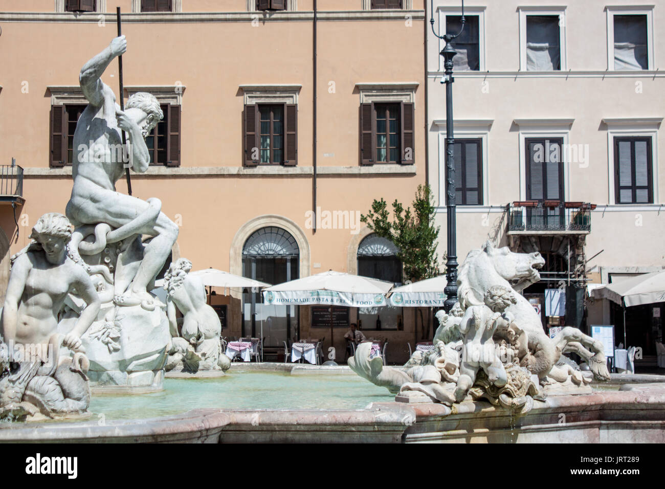 Extreme Hitze Warnungen, die in Italien ausgestellt, wenn die Temperaturen über 40°C Stockfoto