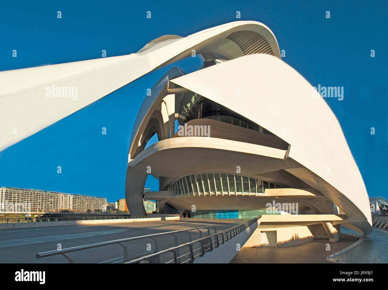 Spanisch moderne Architektur von Calatrava Stockfoto
