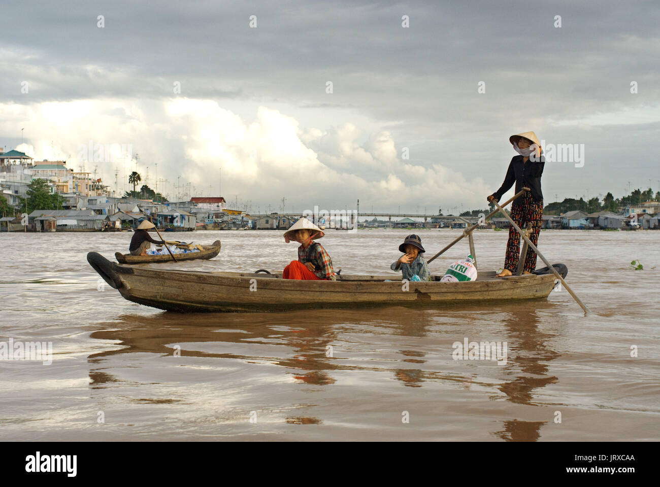 Mekong River Delta, Phong Dien Distrikt, Can Tho, Vietnam Stockfoto