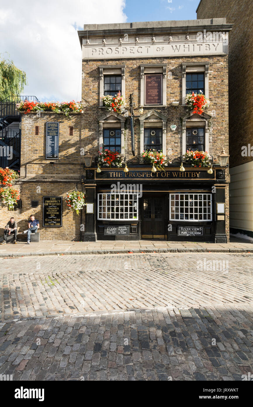 The Prospect of Whitby Public House, Wapping Wall, Wapping, London, E1, England, Großbritannien Stockfoto