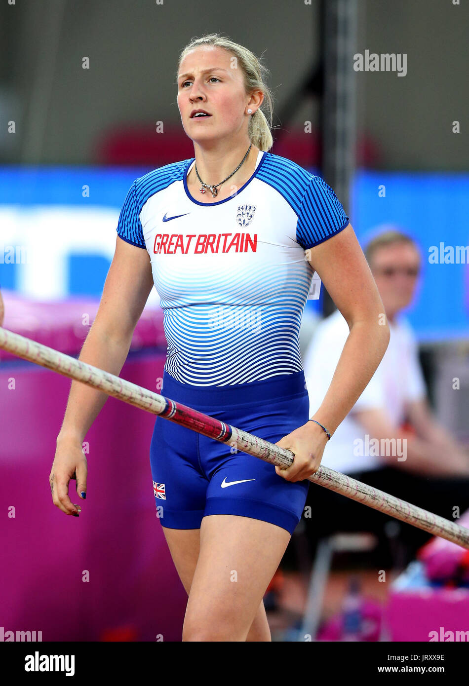 Grossbritanniens Holly Bradshaw Im Stabhochsprung Der Frauen Stockfotografie Alamy