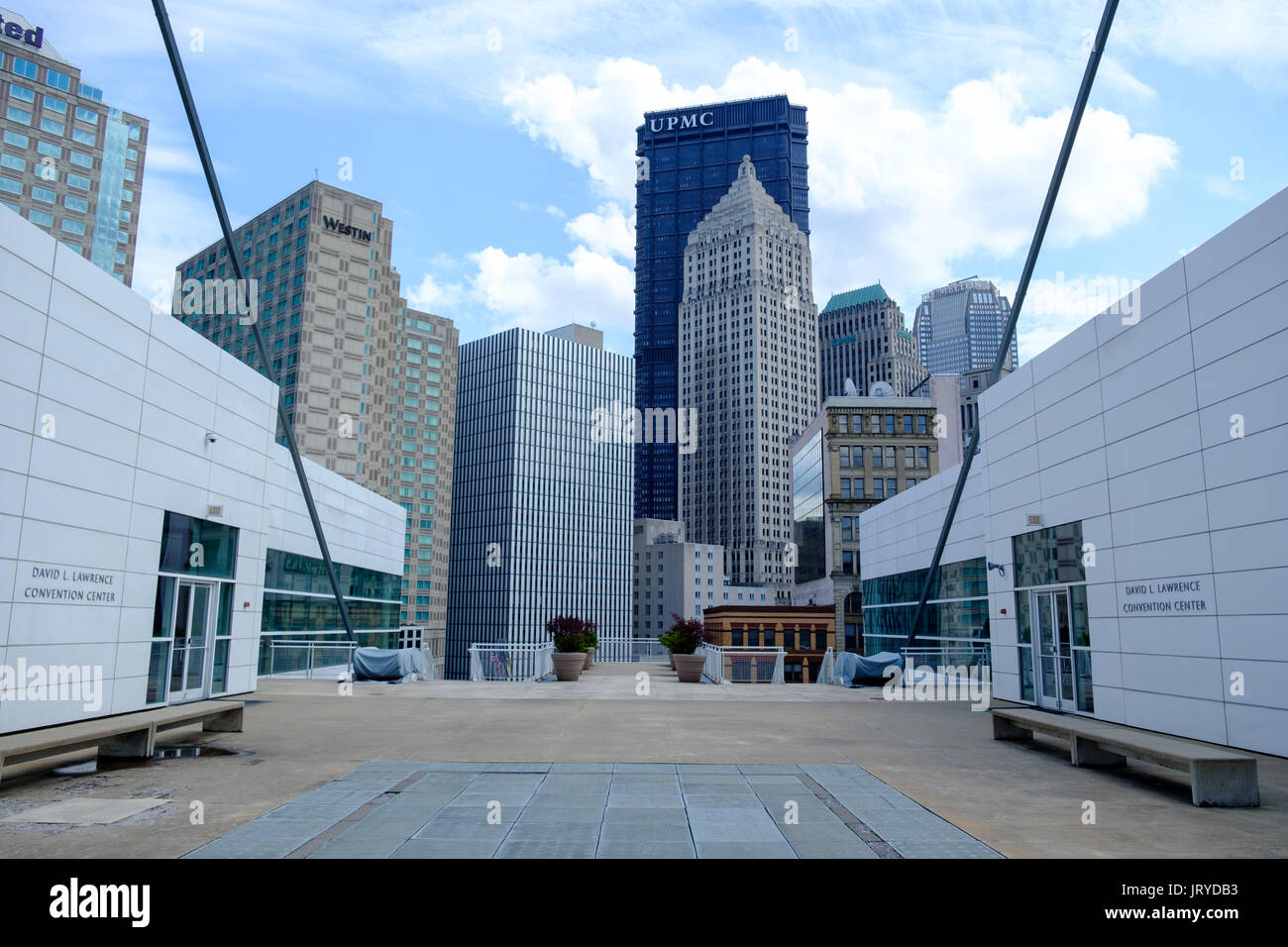 Dach der Der David L. Lawrence Convention Center, Pittsburgh, Pennsylvania, USA Stockfoto