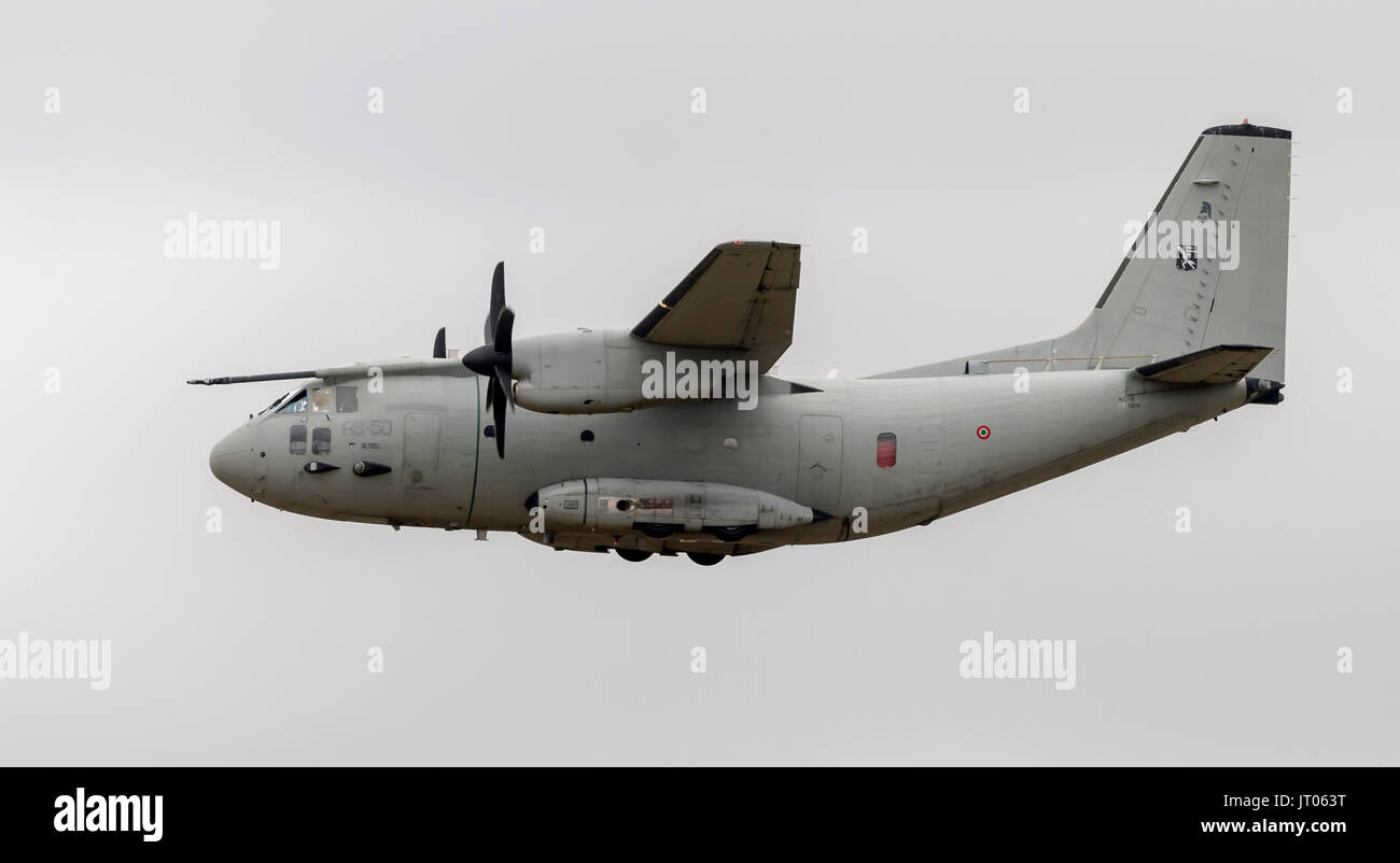 Italienischer Air Froce Leonardo C-27J Spartan, im Royal International Air Tattoo Stockfoto