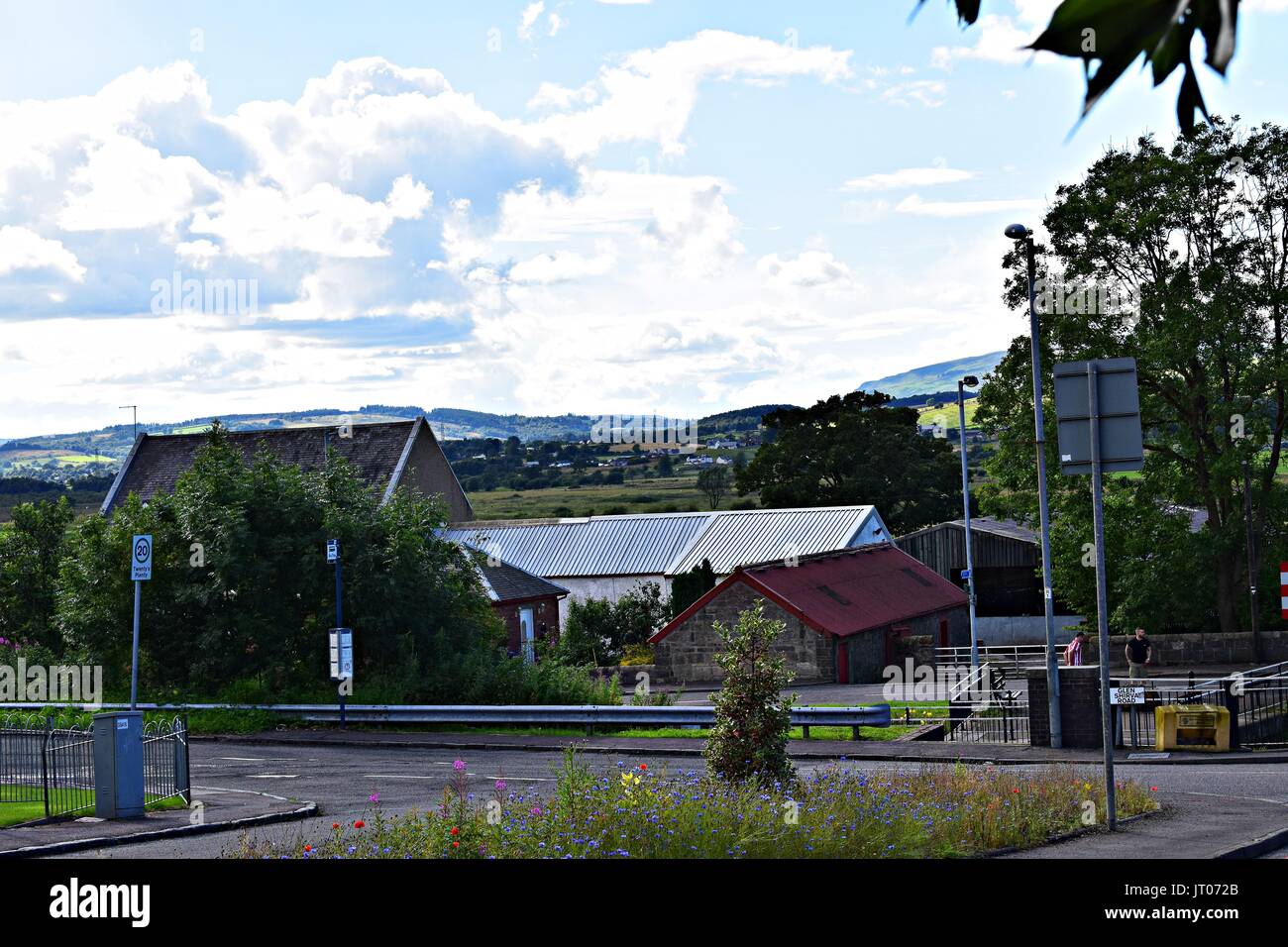 Twechar Farm Stockfoto