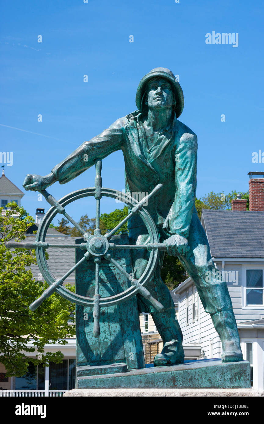 Gloucester Fisherman's Memorial, in Gloucester, Massachusetts Stockfoto