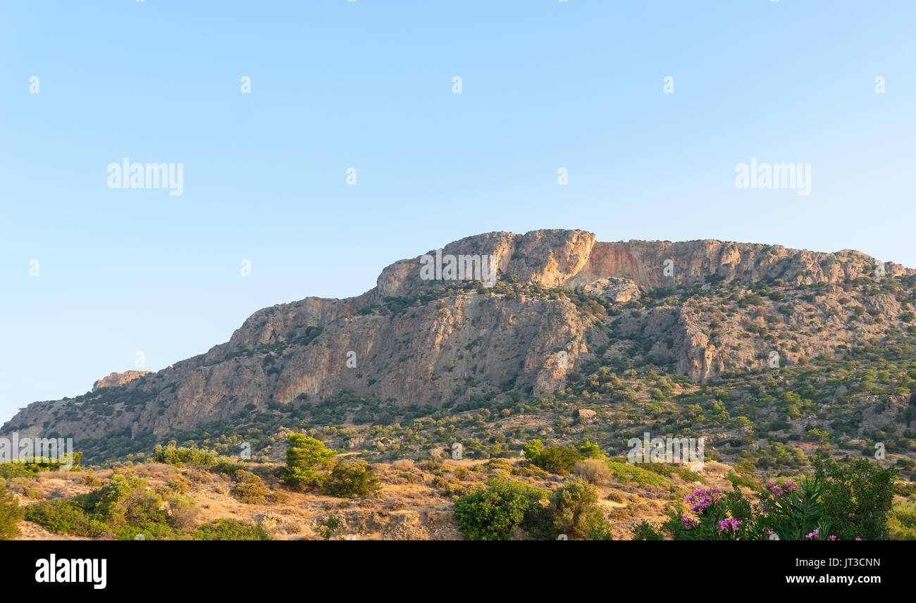 Berg auf der Südseite von Kreta Griechenland Stockfoto
