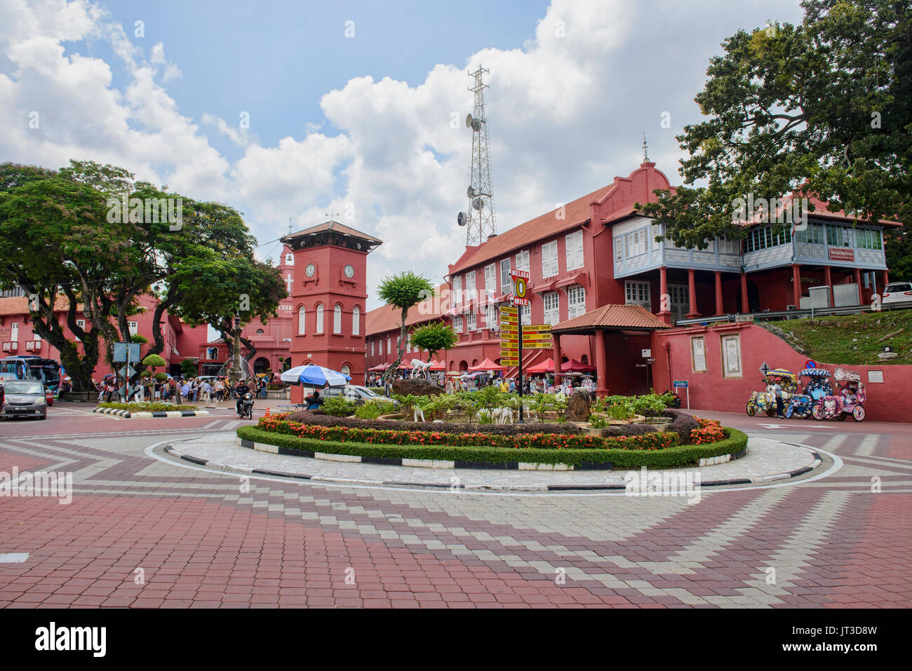 Die historischen Christuskirche in Dutch Square, Malacca, Malaysia Stockfoto