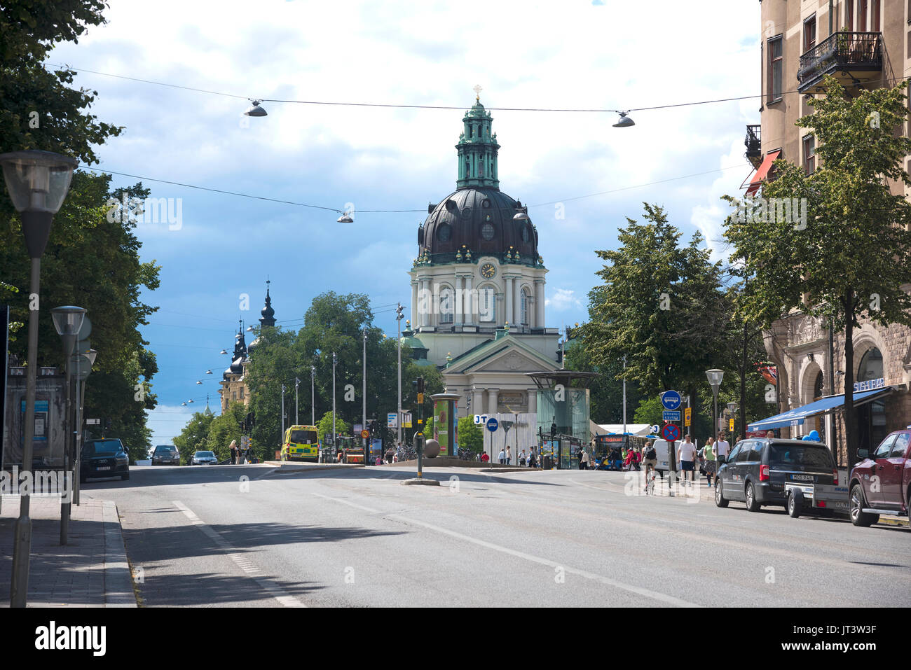 Gustav Vasa Kirche am Odenplan in Stockholm, Schweden Stockfoto