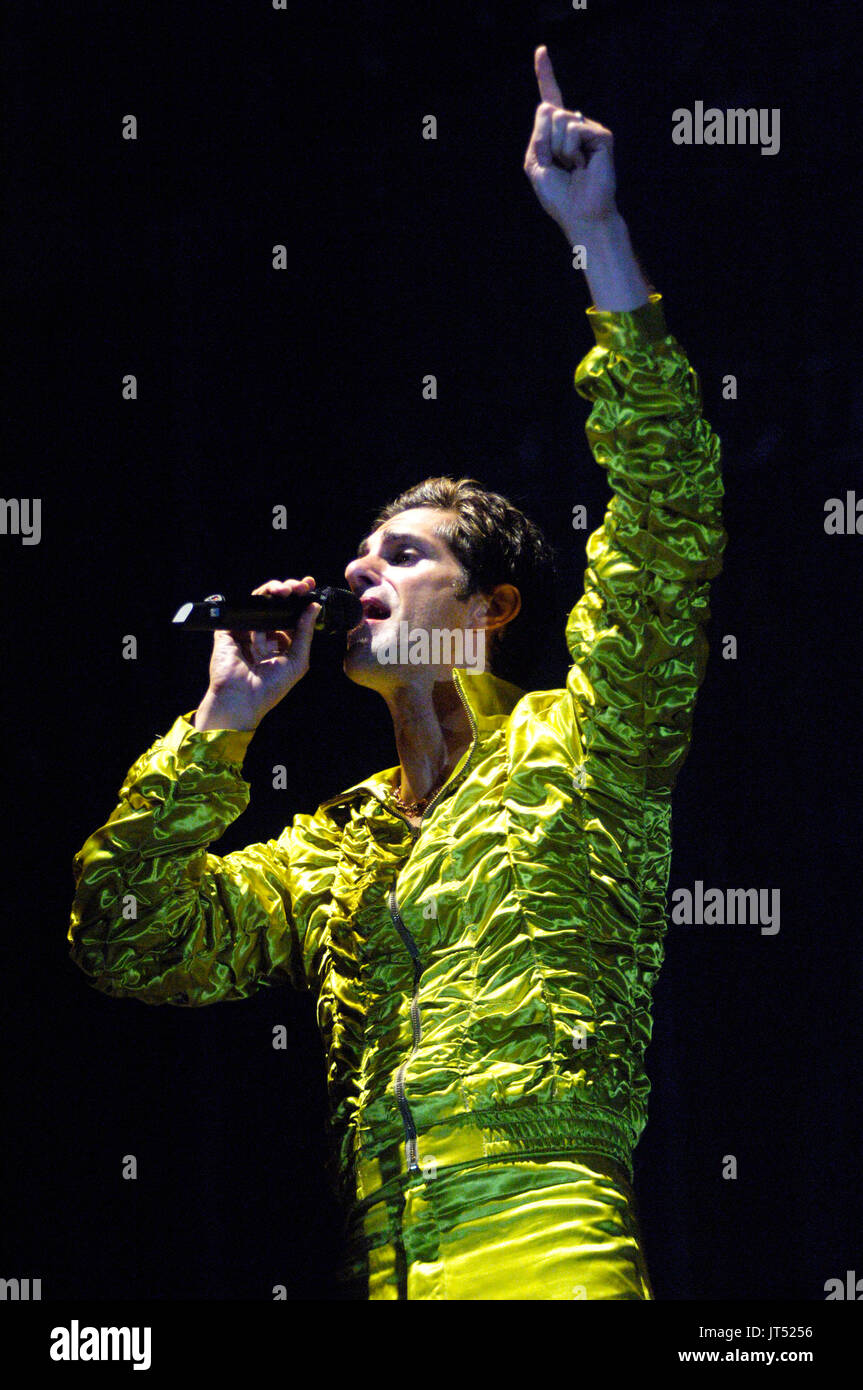 Perry Farrell Sat-Partei führt 2007 Lollapalooza Chicago, IL Stockfoto