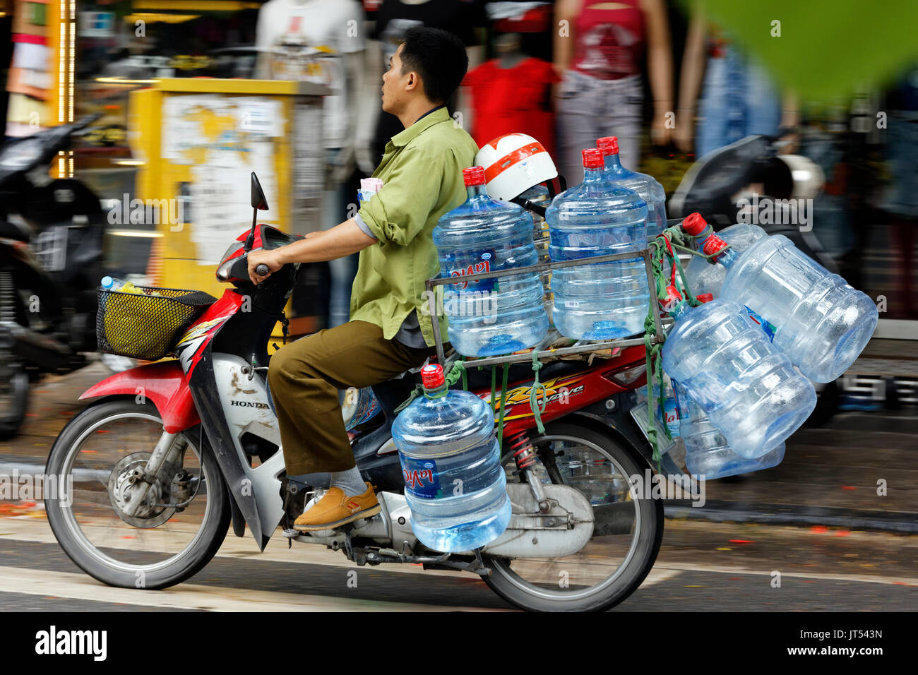 Moped Hanoi Stockfoto