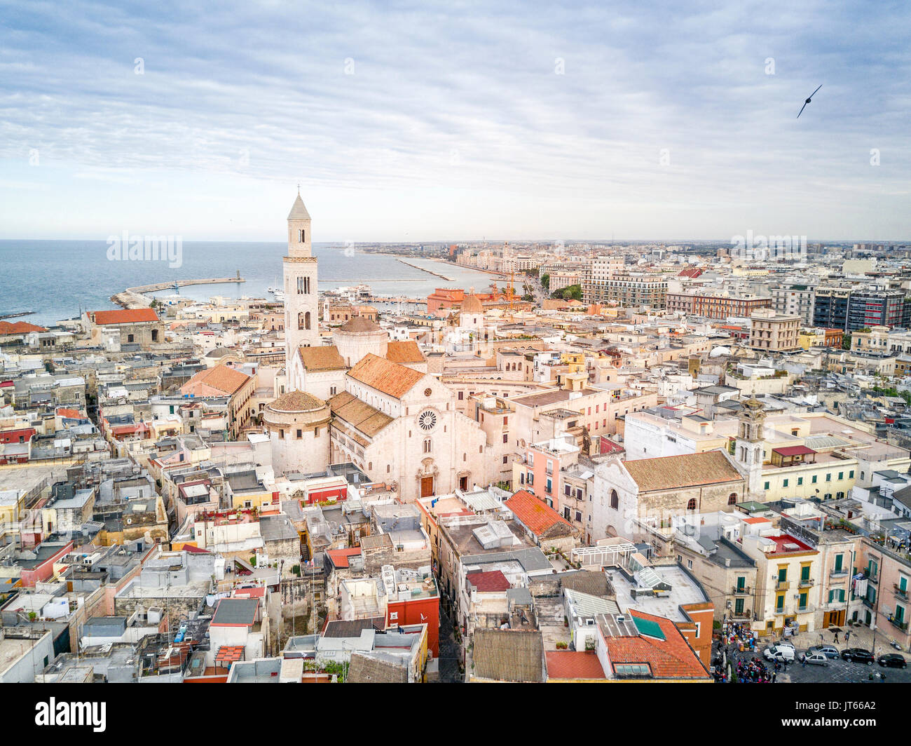 Panoramablick auf die Altstadt, Bari, Apulien, Italien Stockfoto
