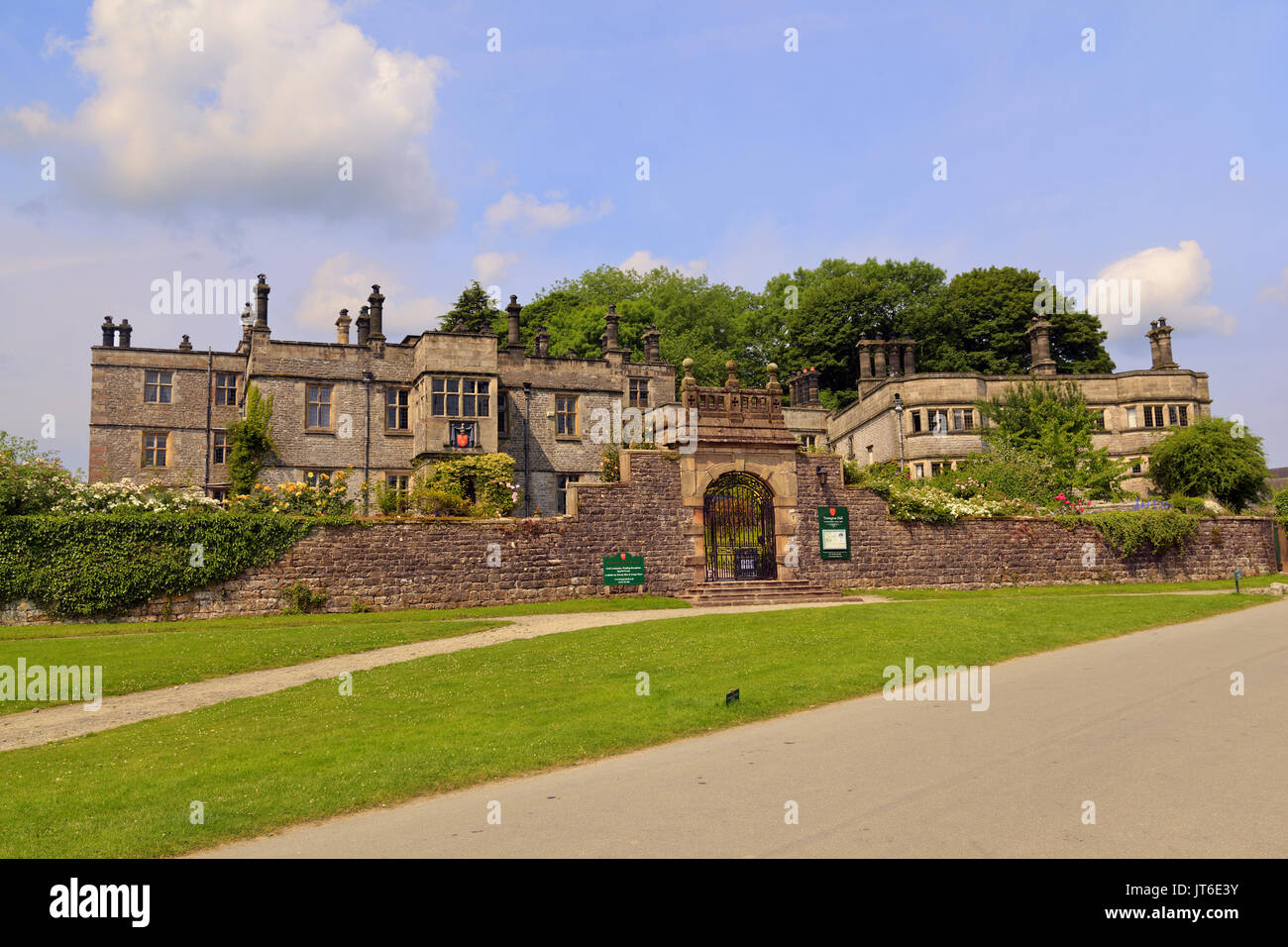Tissington Halle Derbyshire Stockfoto