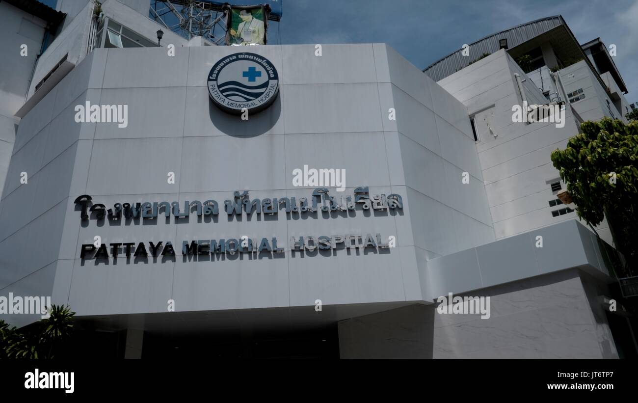 Health Care Pattaya Memorial Hospital Central Pattaya Road Pattaya Thailand Stockfoto