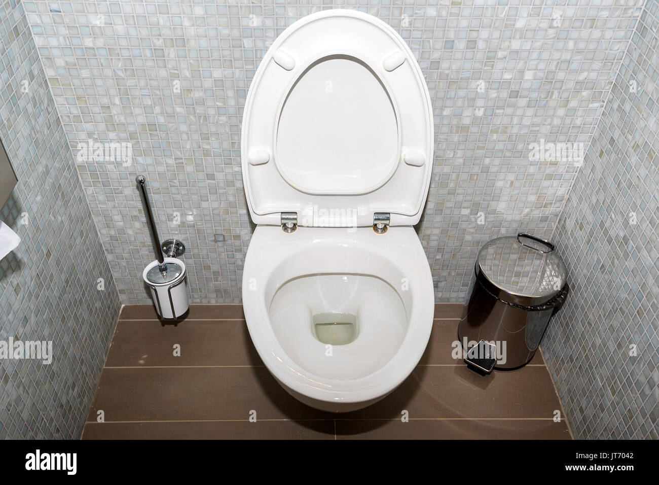 Flush Toilet Bowl Stockfoto