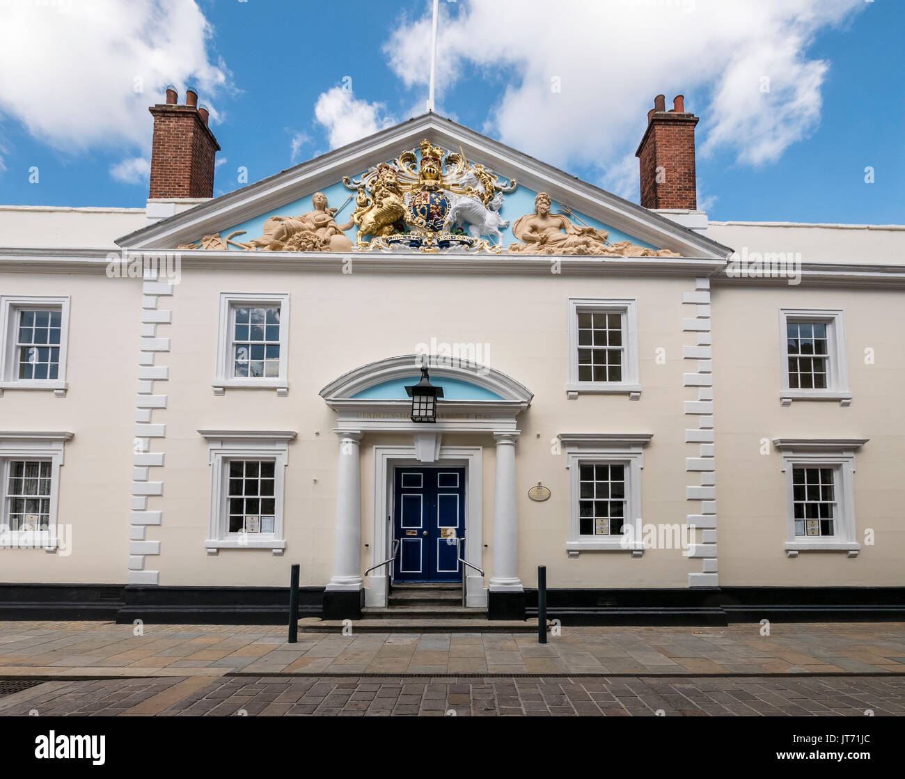 Trinity House Hull in England wieder aufgebaut 1753 Stockfoto