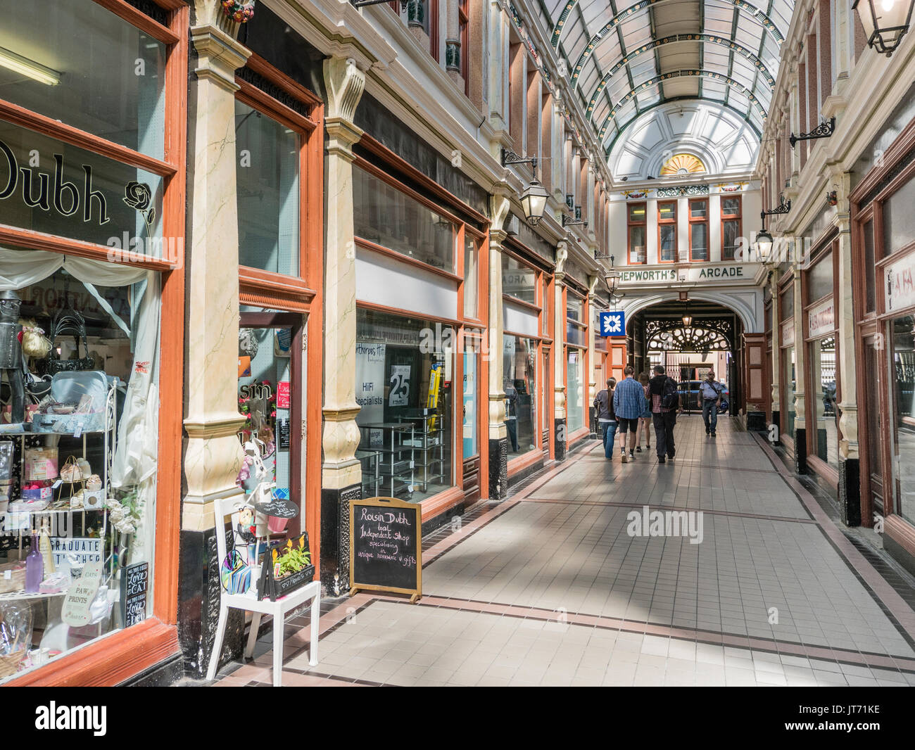 Der hepworth Arcade Hull in England. Stockfoto