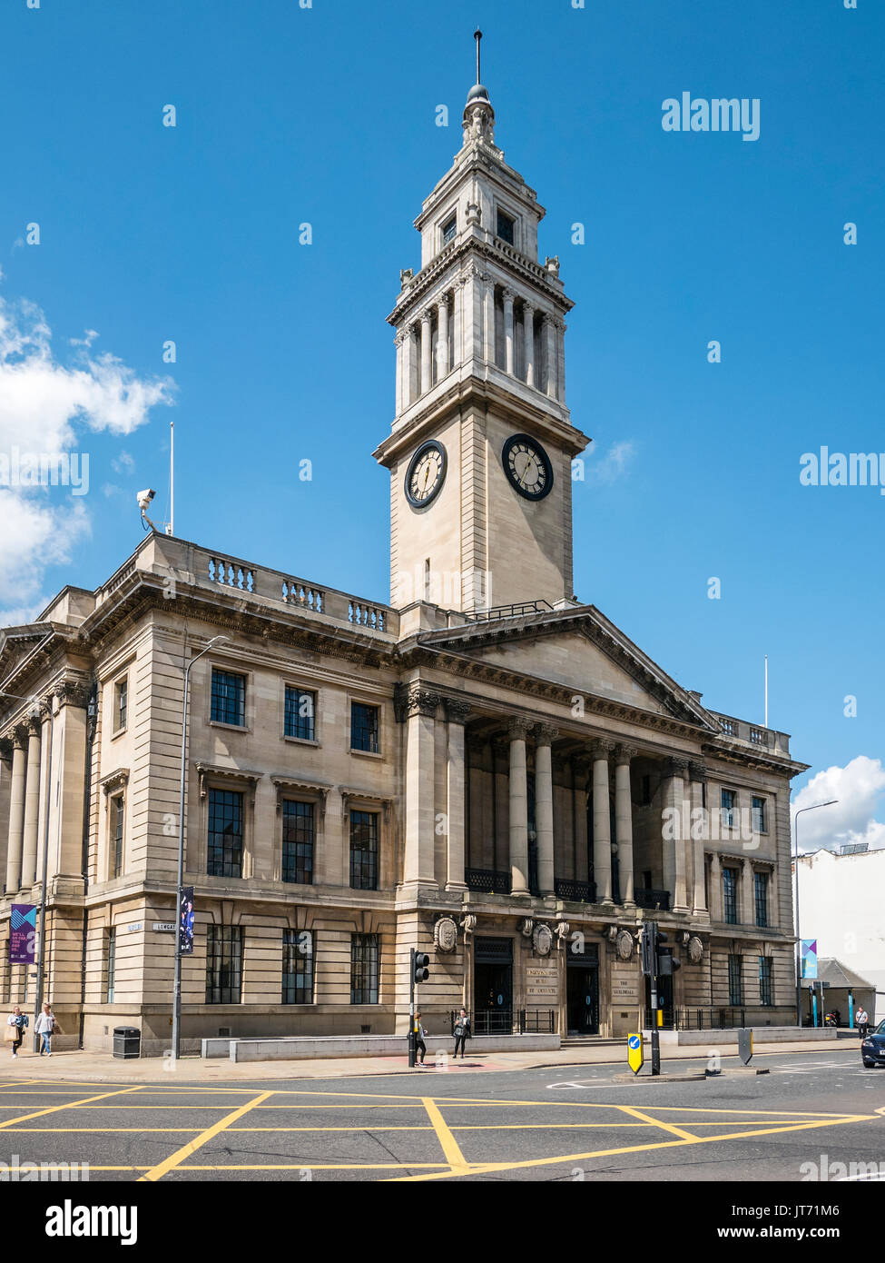 Die Guildhall Hull in England. Stockfoto
