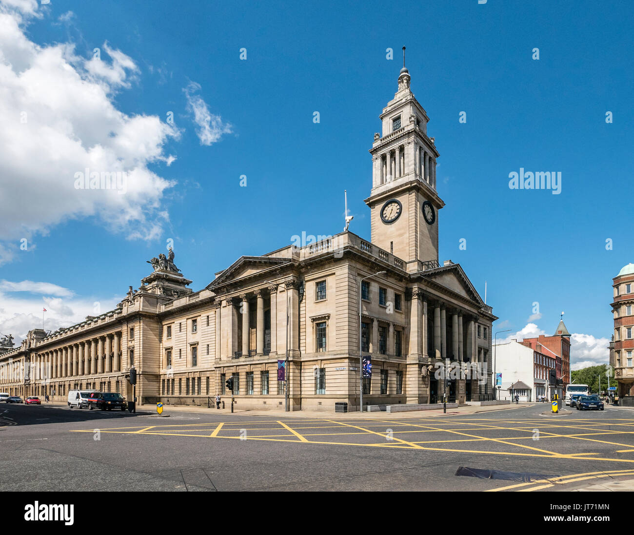 Die Guildhall Hull in England. Stockfoto