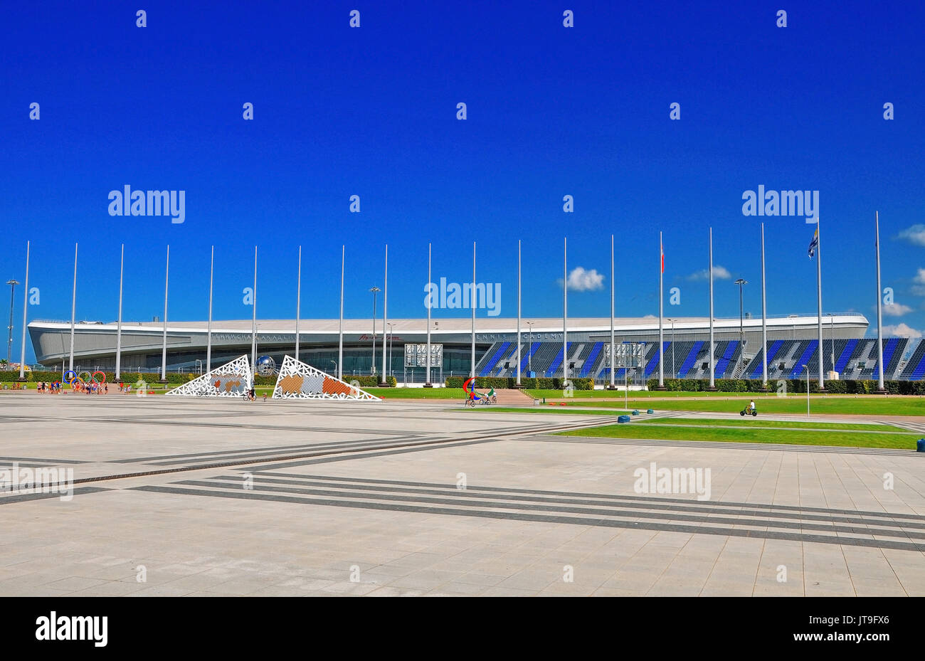 Russland - 11. Juli 2017 Sotschi Olympic Park Stockfoto