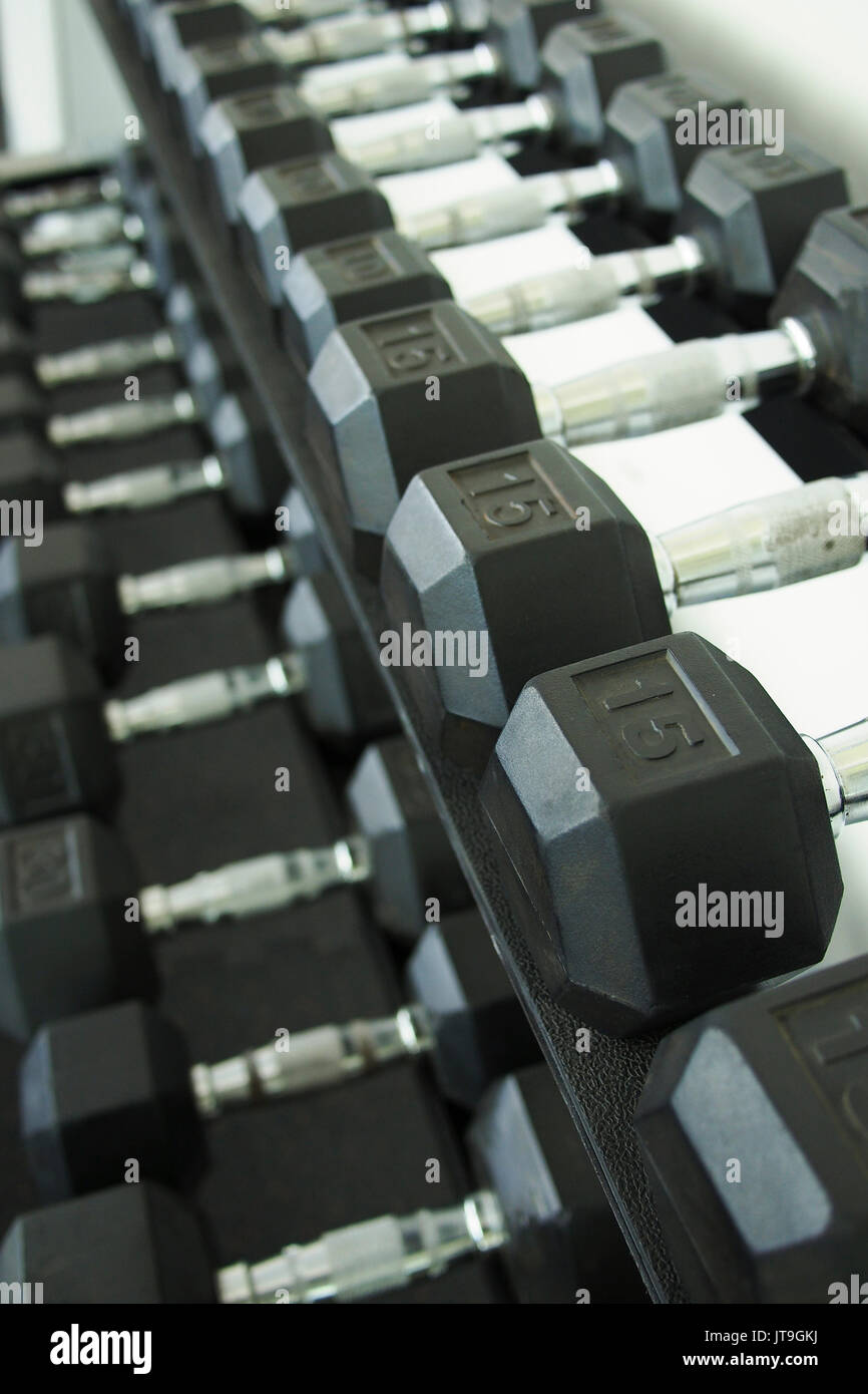 Fitness-Gym-Geräten Stockfoto