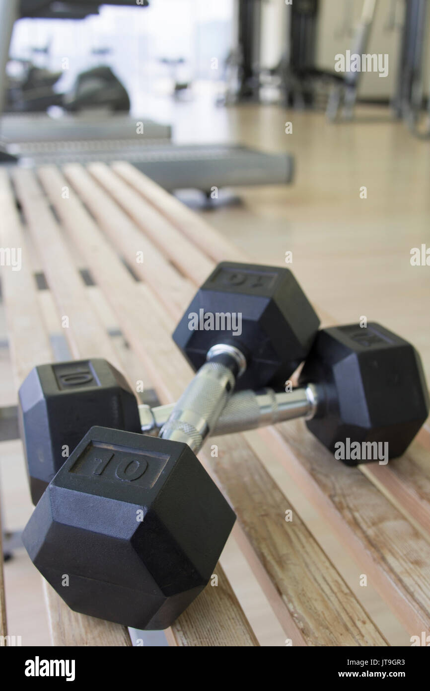 Fitness Gym equipmentfr Stockfoto