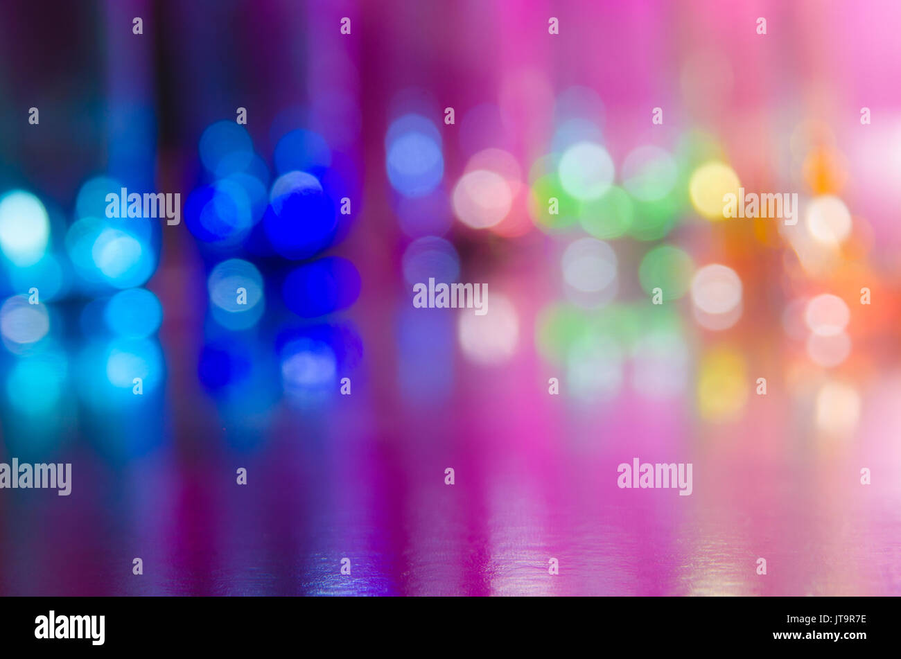 Abstrakte Multi-Colored Shot Glas Bokeh Hintergrund Stockfoto