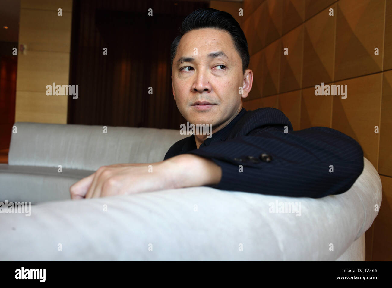 Portrait von Viet Thanh Nguyen 11/07/2017 © Basso CANNARSA/Opale Stockfoto