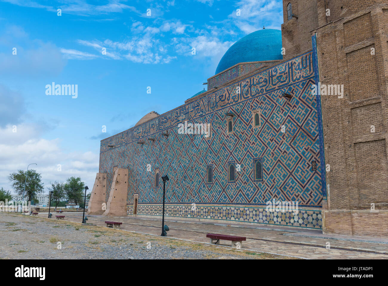 Khodja Ahmet Yasawi (Khoja Ahmed Yasawi) Mausoleum, UNESCO, Turkistan, Südregion, Kasachstan, Zentralasien, Asien Stockfoto