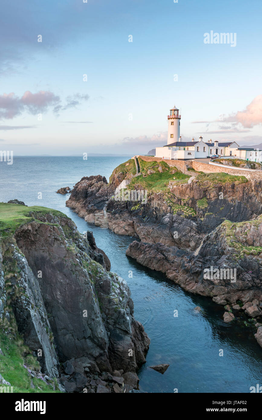 Fanad Head Lighthouse, County Donegal, Ulster Region, Republik Irland, Europa Stockfoto