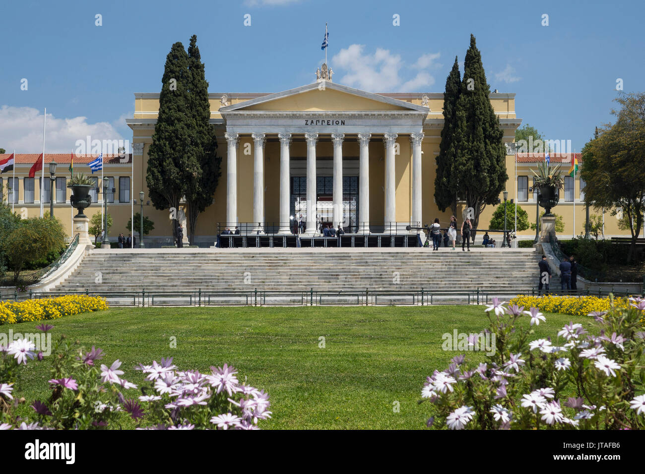 Zappeion Palace, Athen, Griechenland, Europa Stockfoto