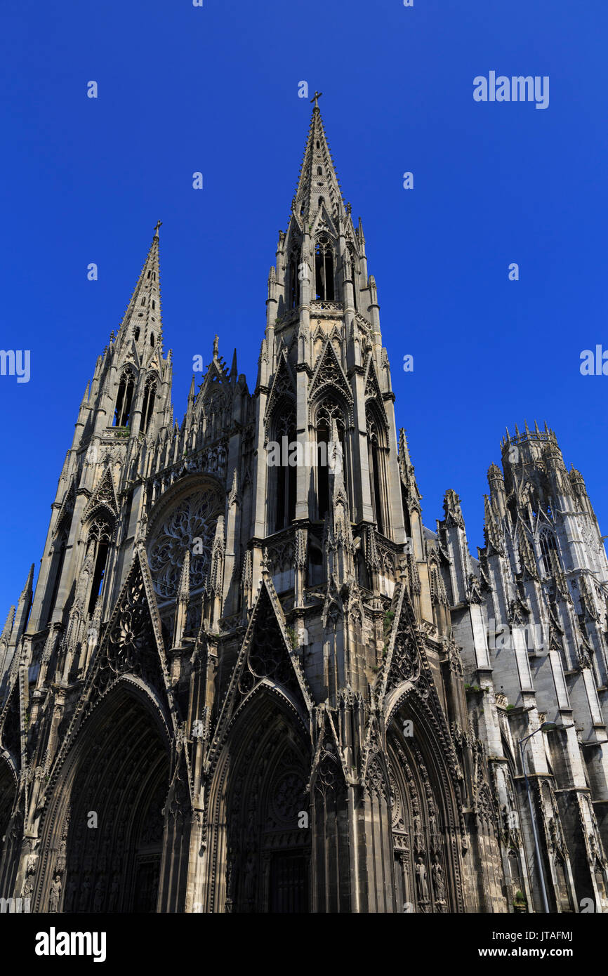 St. Ouen Abteikirche, Rouen, Normandie, Frankreich, Europa Stockfoto