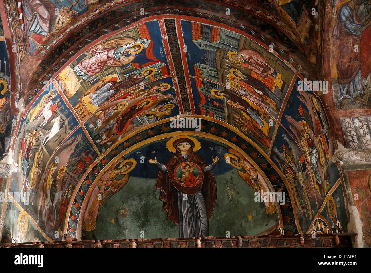 Agios Ioannis Lampadistis (St. John Lampadist) Kloster, Kalapanagiotis, Zypern, Europa Stockfoto