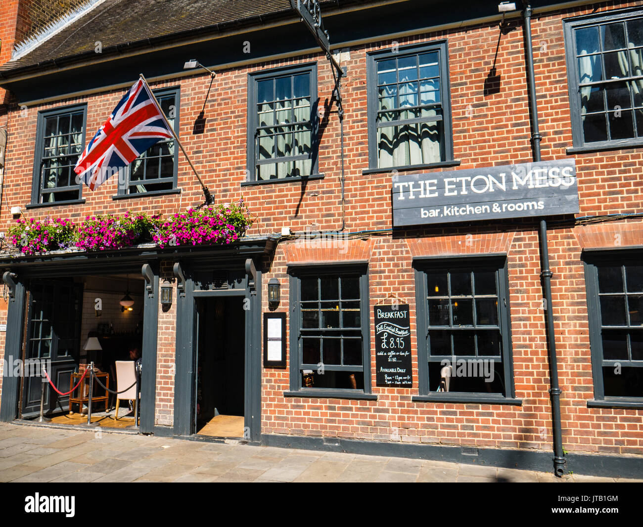 Eton Mess Bar, Eton, Windsor, Berkshire, Englnd Stockfoto