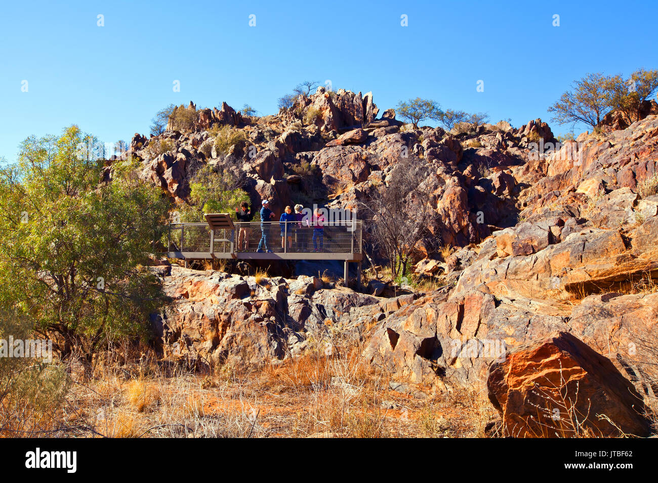 Flora und Fauna Heiligtum Broken Hill in New South Wales, Australien Stockfoto
