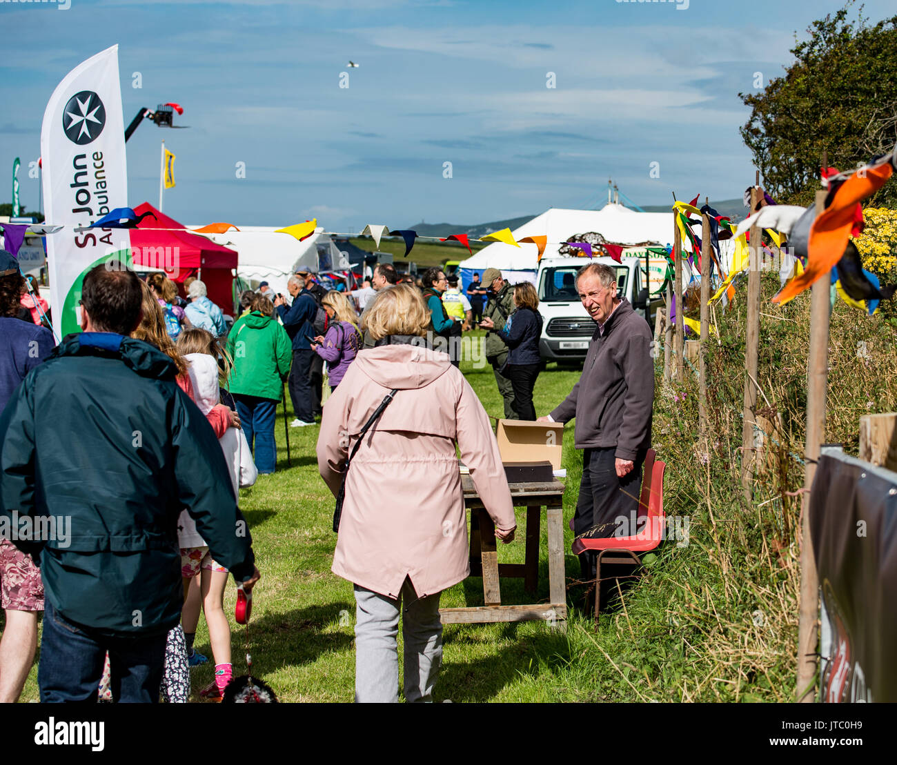 Eingang zum südlichen Landwirtschaft zeigen, Ticketverkauf Stockfoto