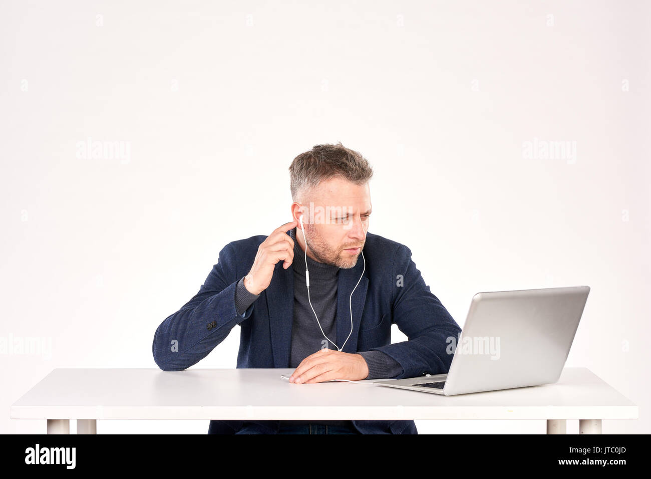 Business-video-Anruf Stockfoto