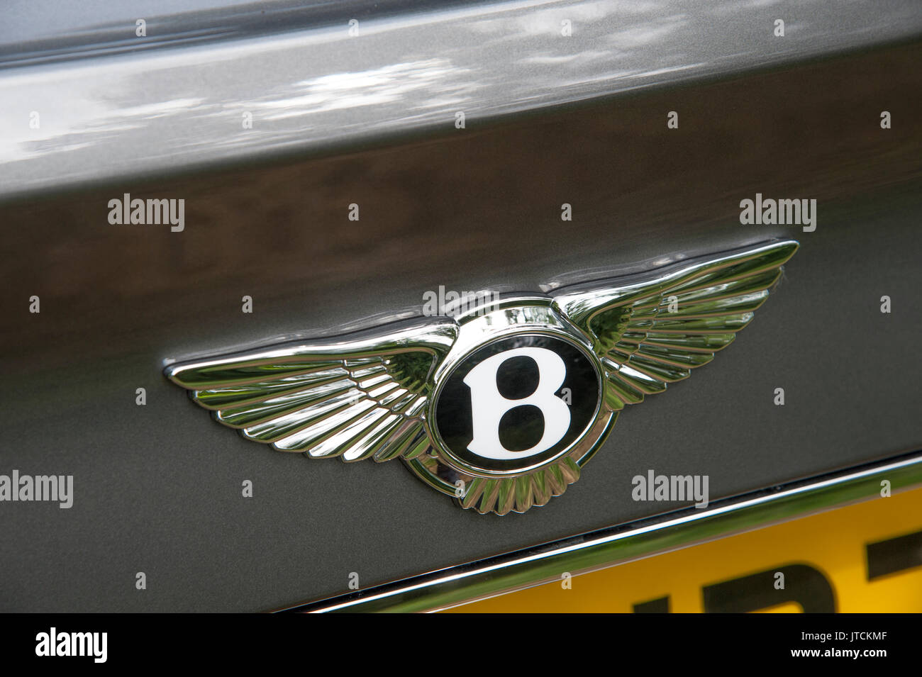 2017 Bentley Bentayga Abzeichen Stockfoto
