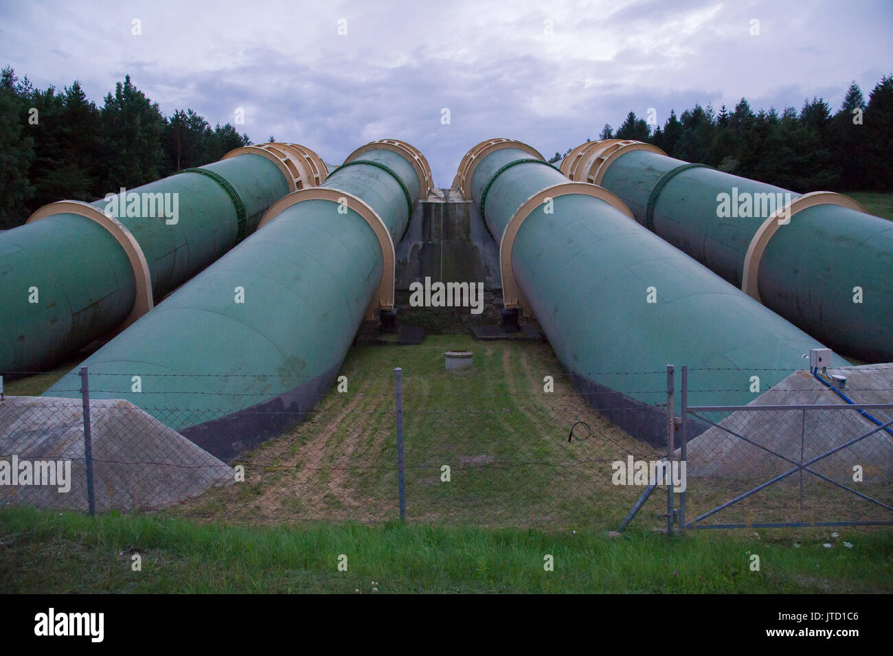Pumpspeicherkraftwerk in Zarnowiec Kartoszyno, Polen 5. August 2017 © wojciech Strozyk/Alamy Stock Foto Stockfoto