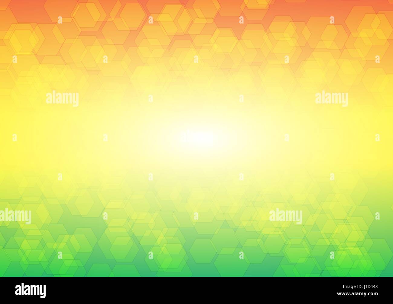 Bunte bokeh Hexagon vector Hintergrund Stock Vektor