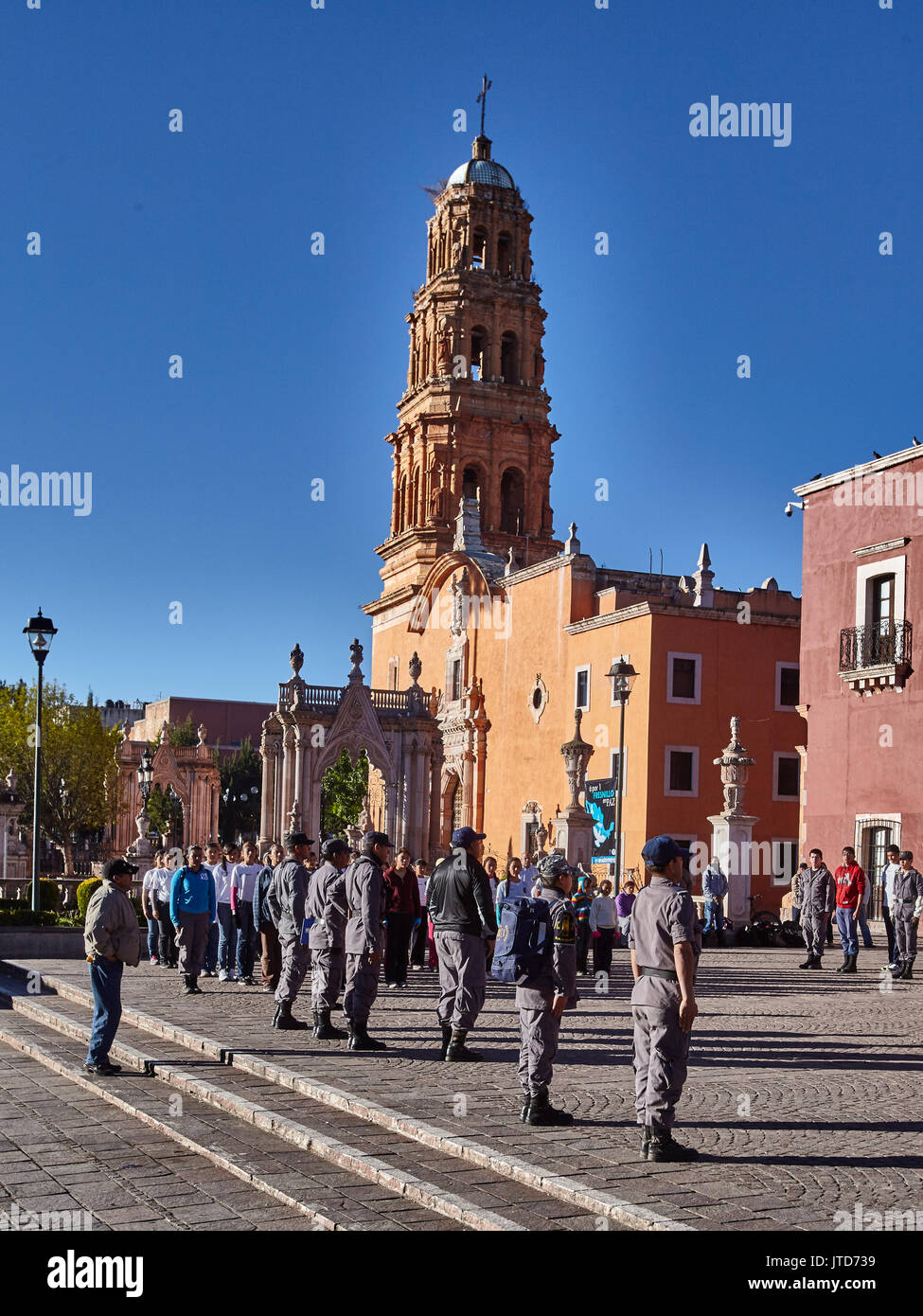 Amerika; Mexiko; Zacatecas; Fresnillo Stadt; Purificación Kirche Stockfoto