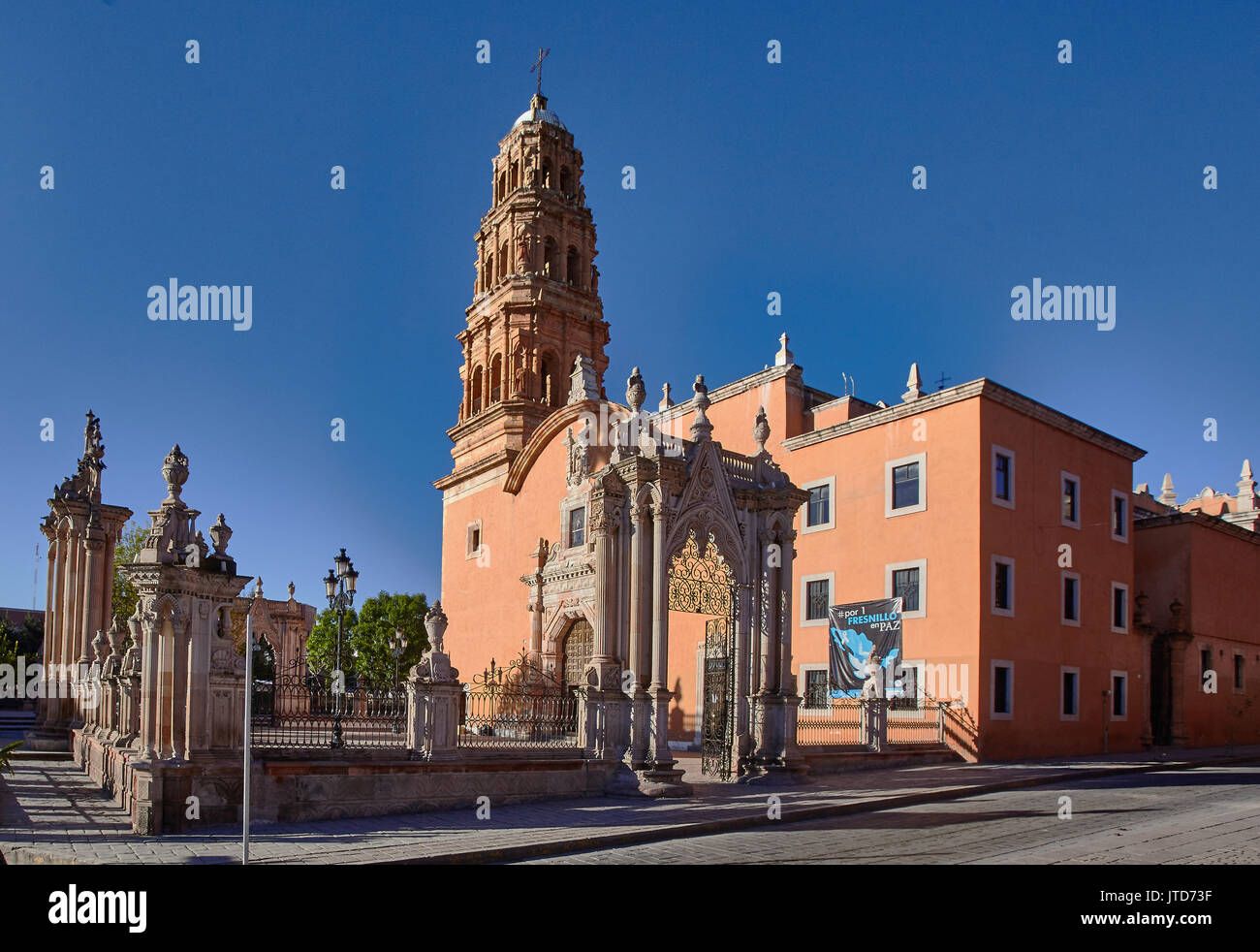 Amerika; Mexiko; Zacatecas; Fresnillo Stadt; Purificación Kirche Stockfoto