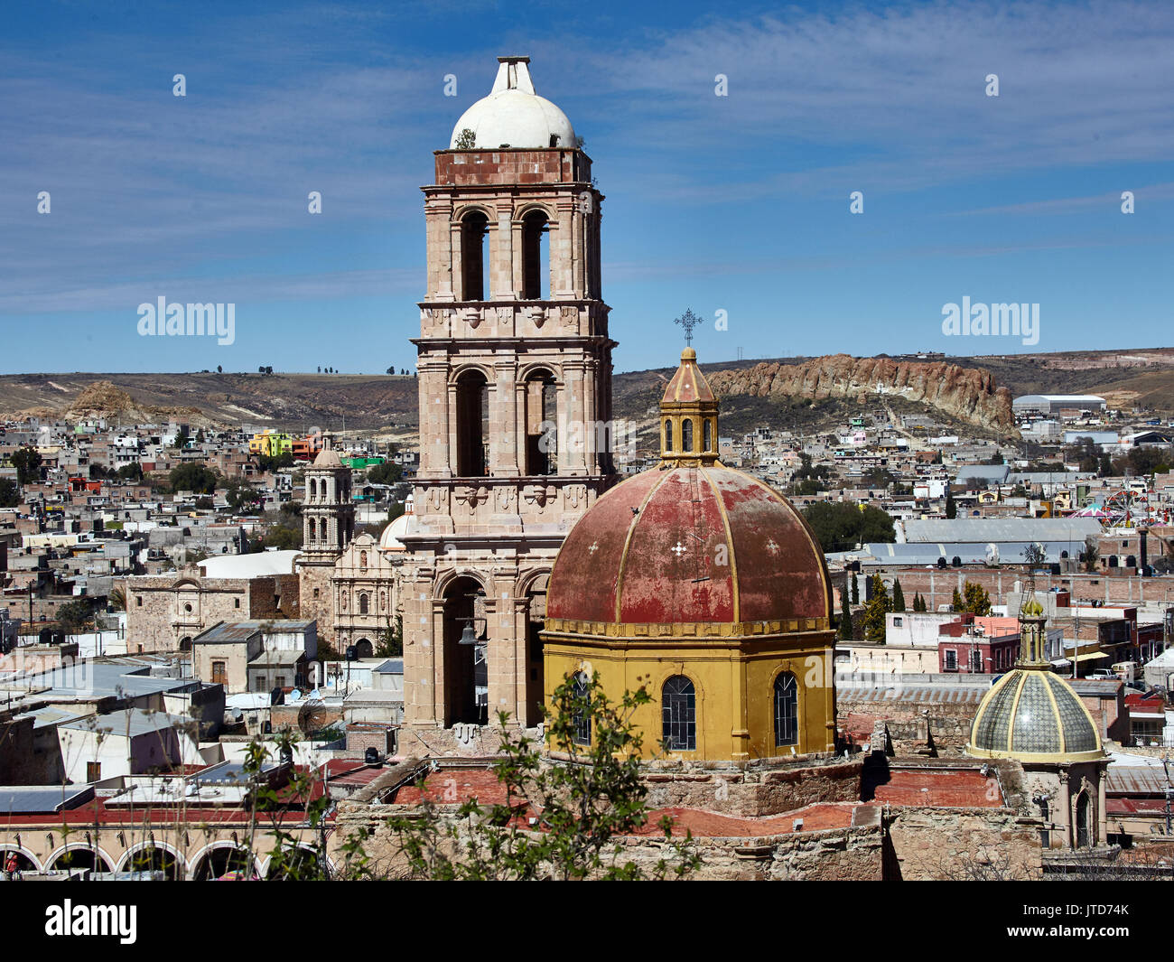 Amerika; Mexiko; Sombrerete Zacatecas; Stadt San Francisco Kirche Stockfoto