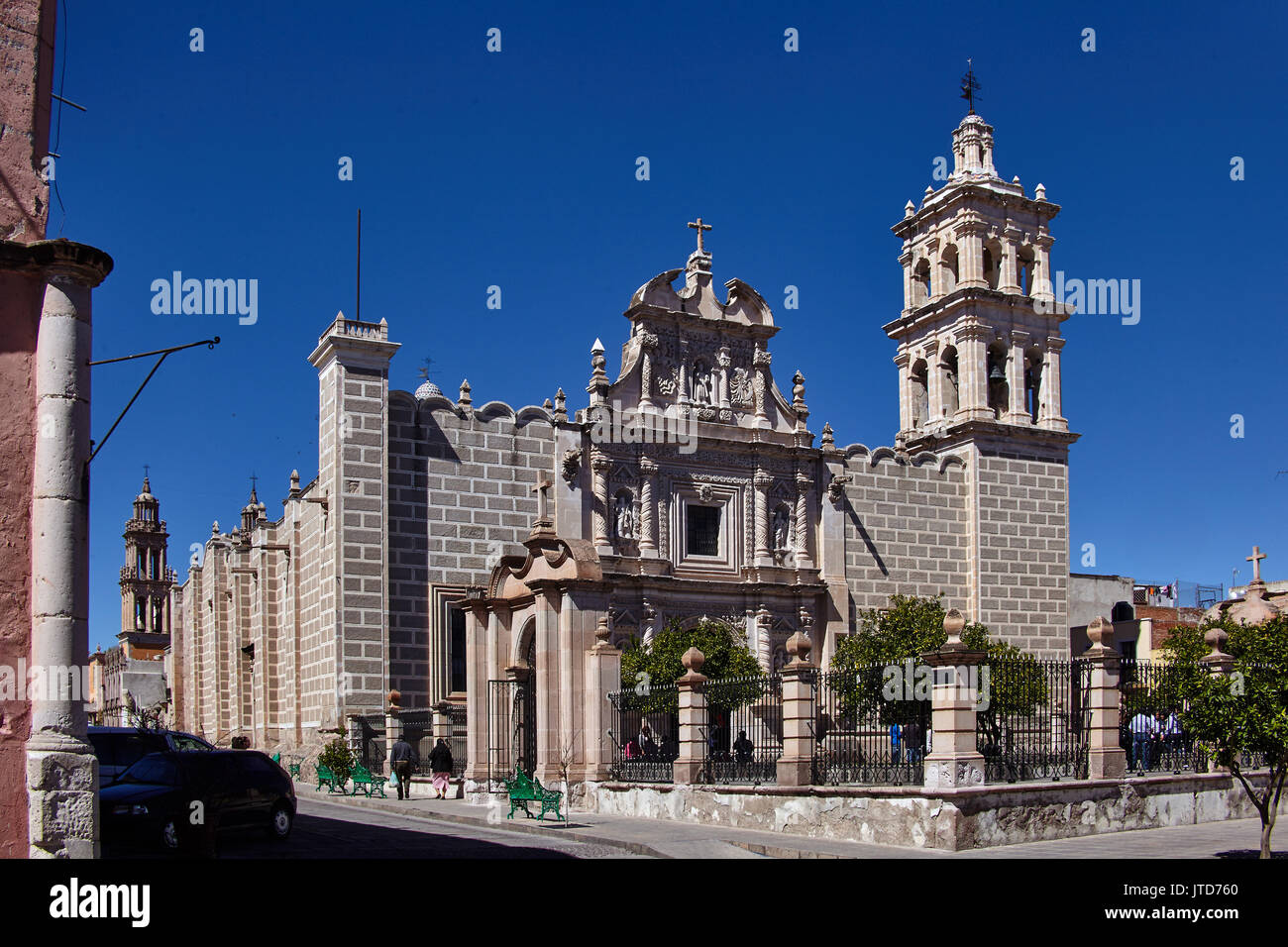 Amerika; Mexiko; Zacatecas; Jerez Stadt; Kirche Unbefleckte Empfängnis Stockfoto